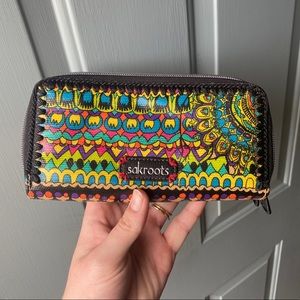 Sakroots Bright Multicolor Zipper Wallet